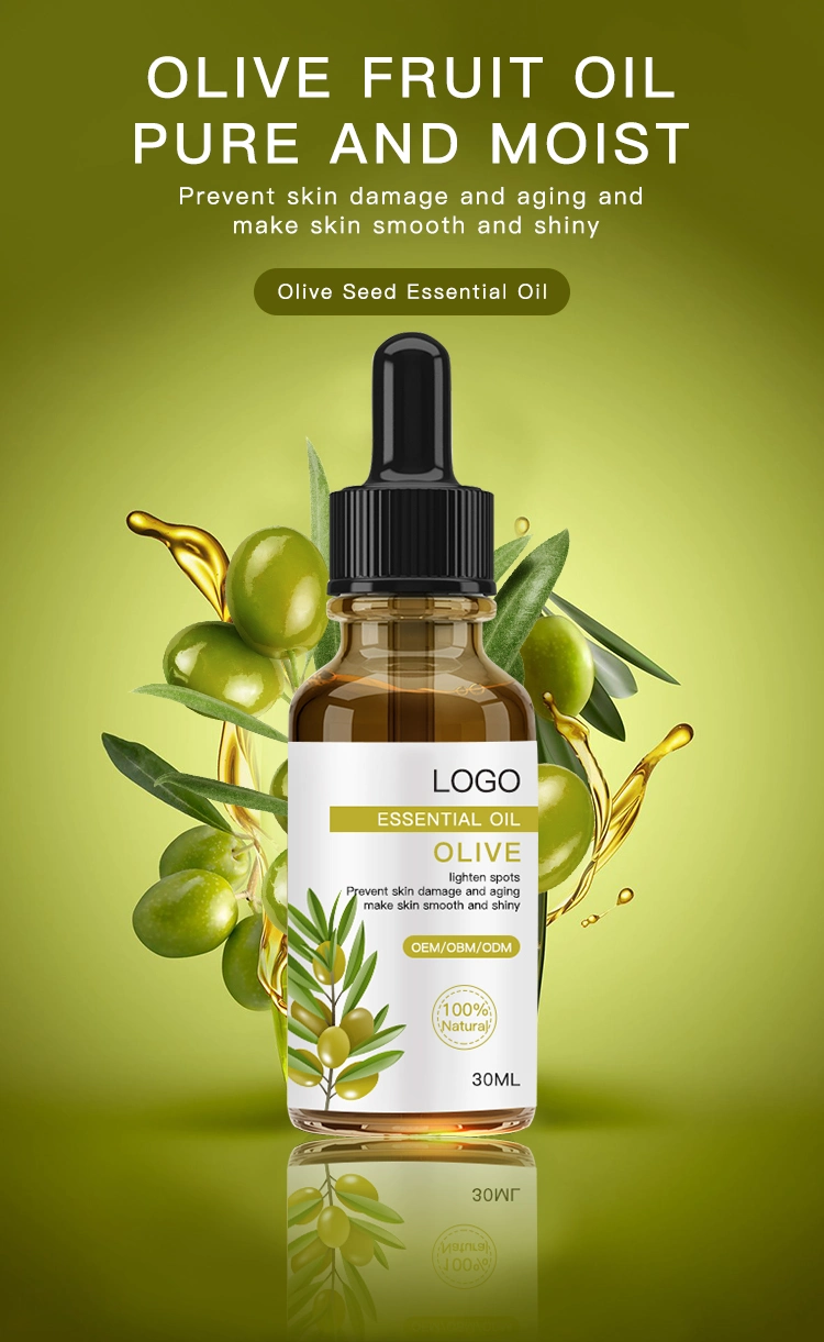 Pure Natural Plant Organic Moisturizing Vegan Skin Care Olive Essential Oil for SPA Massage